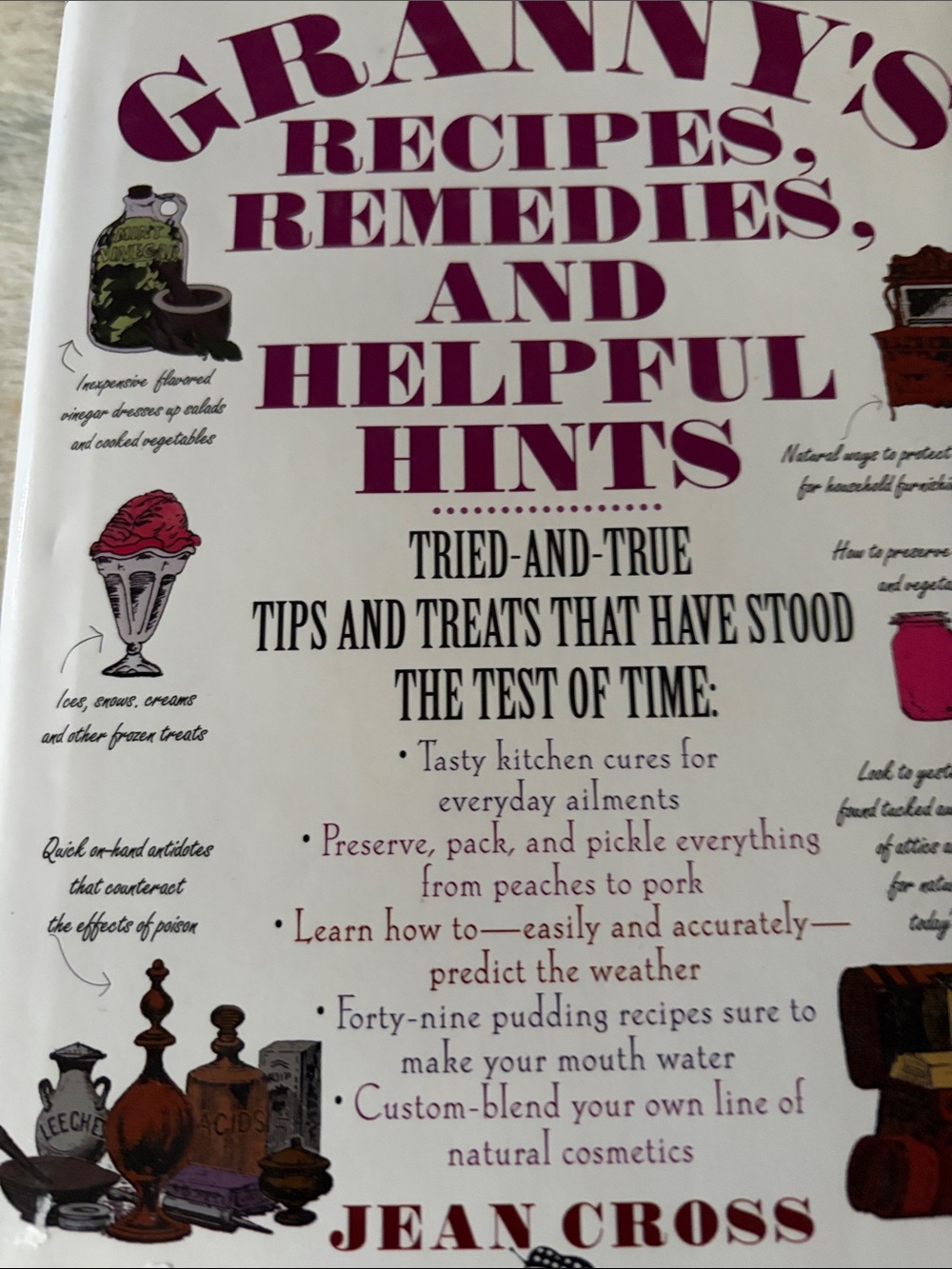 Granny's Recipes, Remedies, and Helpful Hints — Cream Cover by